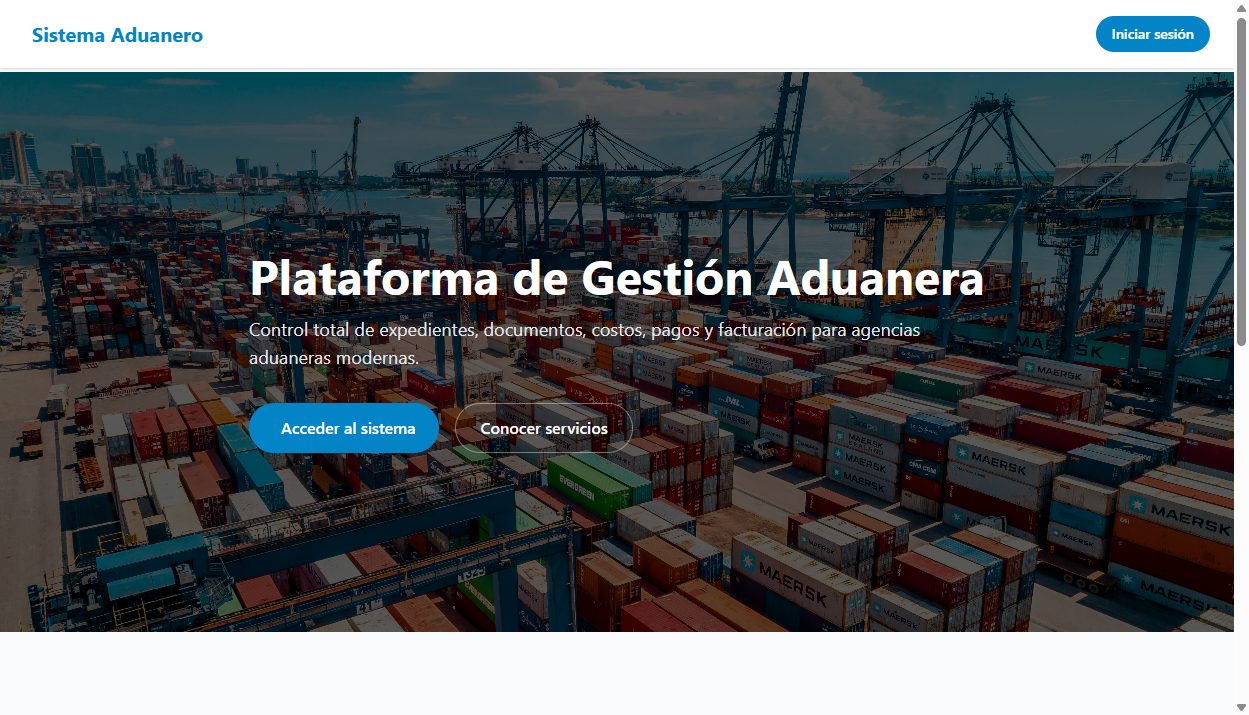 Plataforma de gestion aduanera